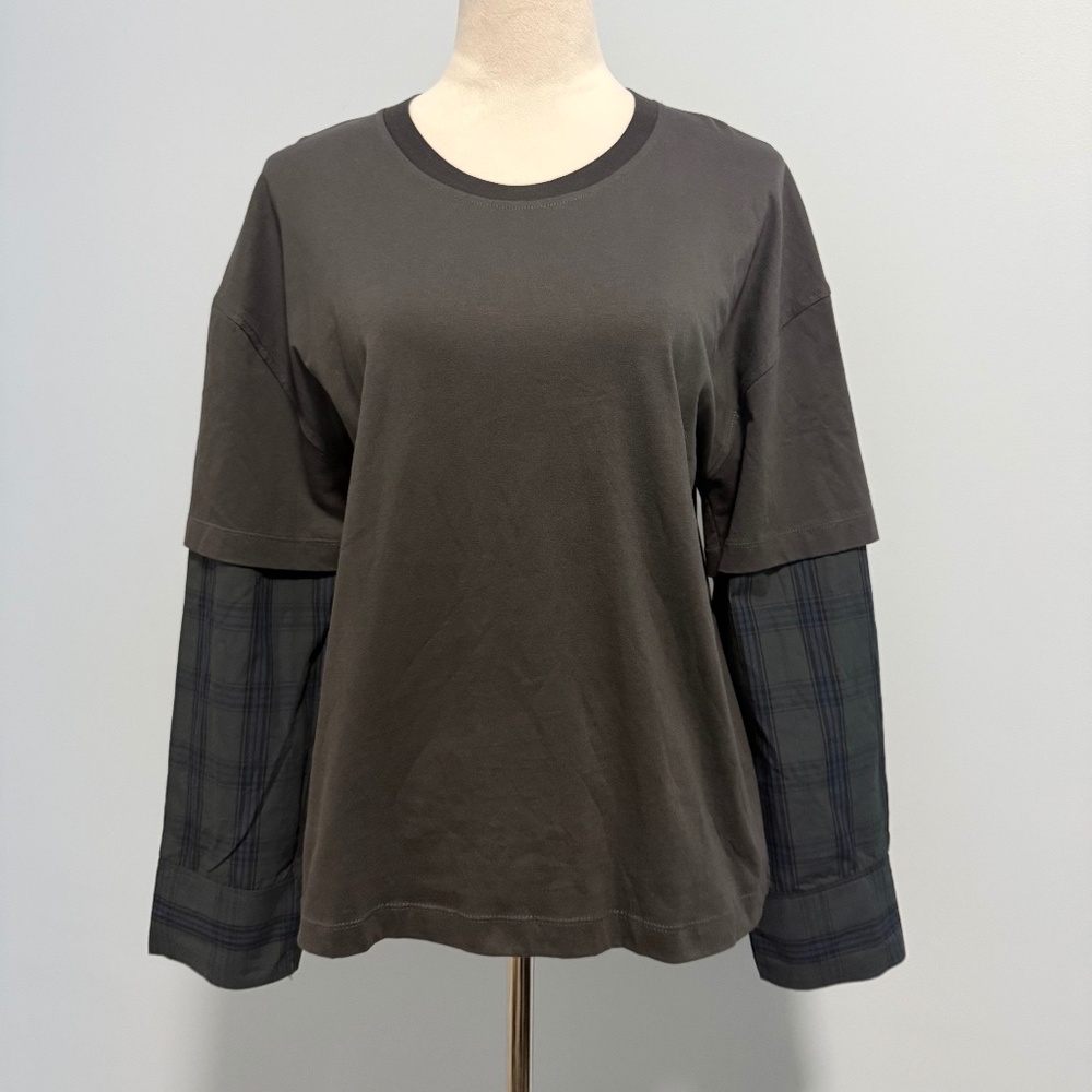 Zara Women’s Long Sleeve Cotton Top‎ Size S